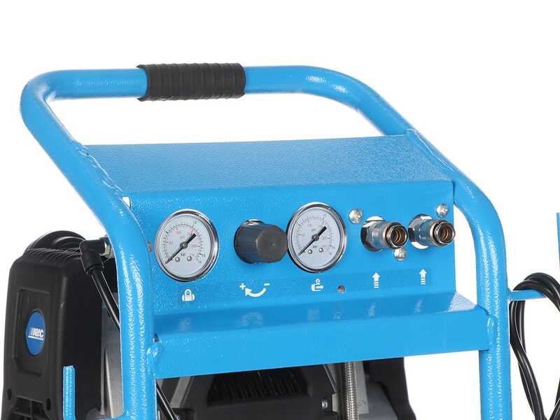 ABAC HOCKENHEIM QUIETE OS20 - Schallged&auml;mpfter, &ouml;lfreier, einphasiger elektrischer Luftkompressor - 2 PS Motor - 20 lt