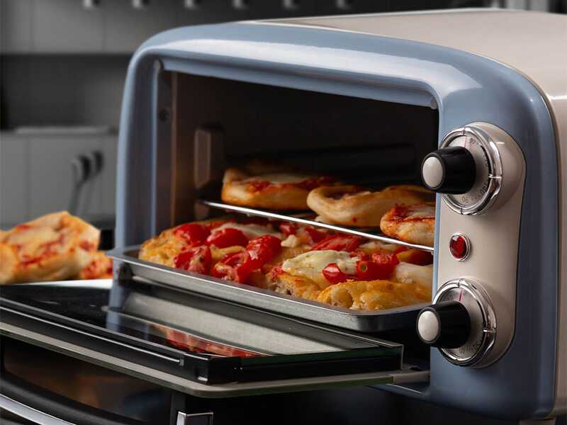 Ariete Vintage Hellblau - Elektrobackofen - 10 l, 800 W