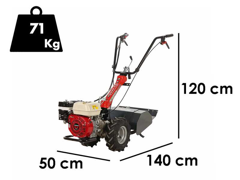 Benassi MC2300Hgx Reverso &ndash; Benzin-Einachsschlepper &ndash; Honda GX160 &ndash; 5,5 PS
