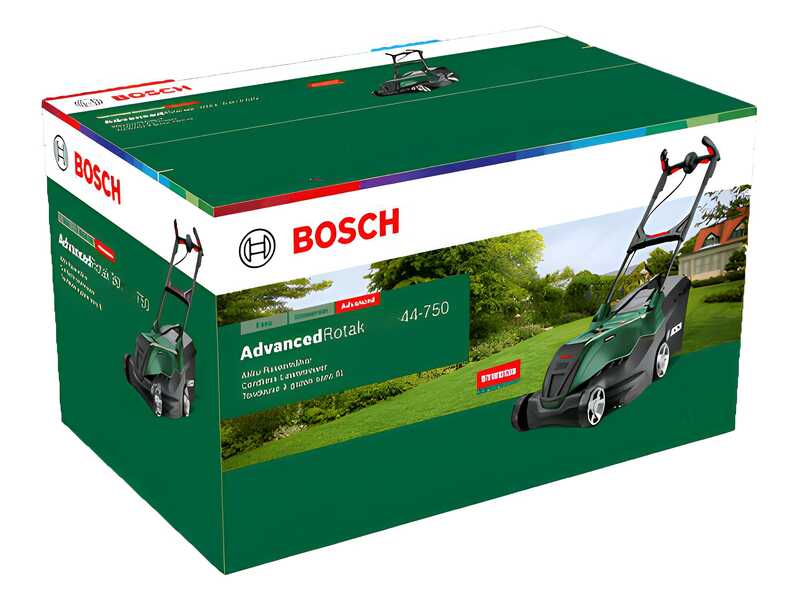 Bosch AdvancedRotak 44-750 &ndash; Elektrischer Rasenm&auml;her &ndash; Schnittbreite 44 cm &ndash; 1800 W