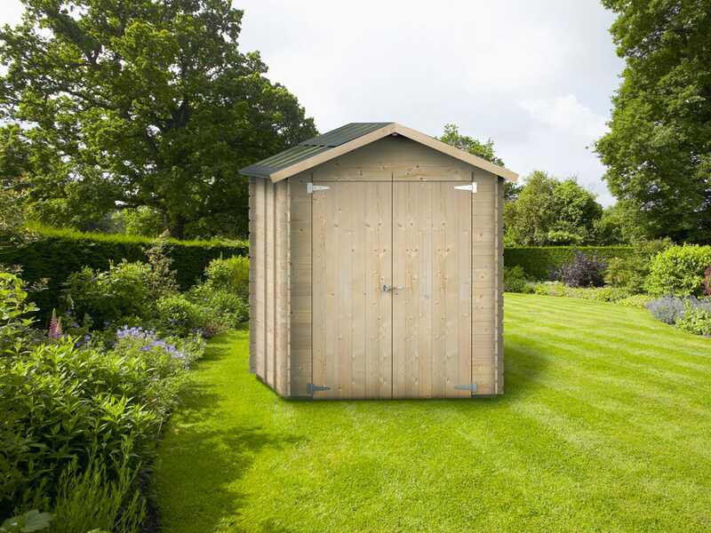 Alce Fiamma 178x273 &ndash; Ger&auml;tehaus aus Holz &ndash; 178x273x226 cm