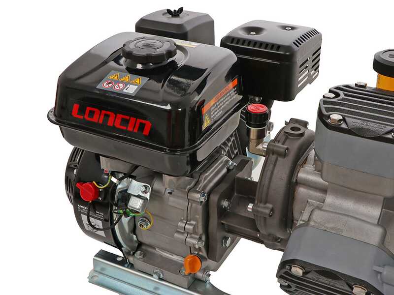Comet MTP P40/20 BA (CE) &ndash; Spritzmotopumpe mit Benzinmotor &ndash; Loncin G200F-Motor &ndash; Ausf&uuml;hrung f&uuml;r S&auml;uren und chemische Produkte