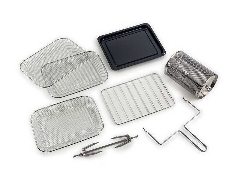 Ariete Vintage Gr&uuml;n &ndash; Hei&szlig;luftfritteuse und elektrischer Ofen 16L