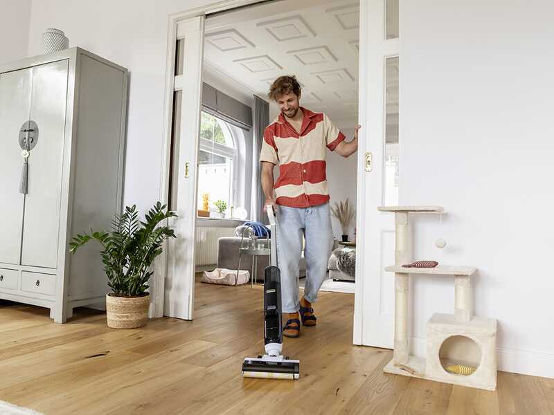 K&auml;rcher FCV 3 &ndash; Akku-Bodenreiniger &ndash; 3-in-1: Wischen, Trocknen und Saugen