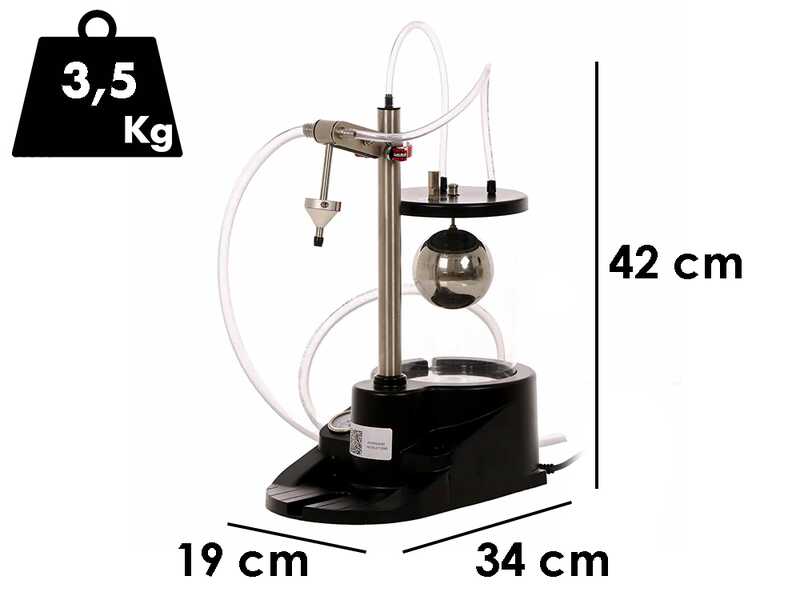 Il-Tec Ultrafiller 1 Lite Mignon &ndash; Elektrische Unterdruck-Abf&uuml;llmaschine mit abnehmbarem Auslauf