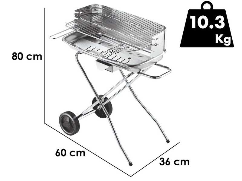 Ompagrill 60-40/RC Pro &ndash; Holzkohlegrill