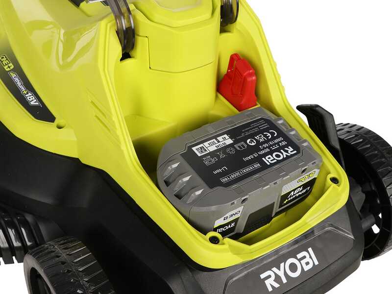 Ryobi RLM18X33B50LT23A &ndash; Akku-Rasenm&auml;her- und Rasentrimmer-Set &ndash; 18V 5Ah &ndash; Schnittbreite 33 cm + 23 cm