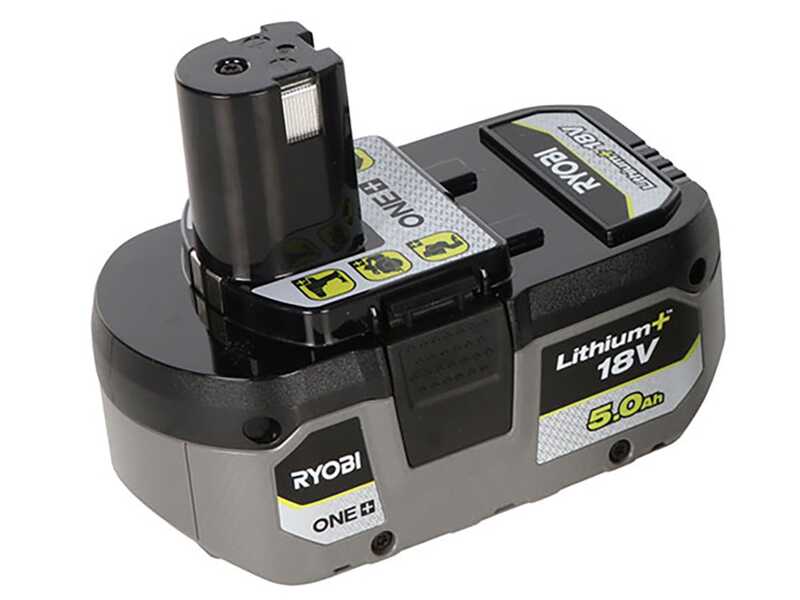 Ryobi RLM18X33B50LT23A &ndash; Akku-Rasenm&auml;her- und Rasentrimmer-Set &ndash; 18V 5Ah &ndash; Schnittbreite 33 cm + 23 cm