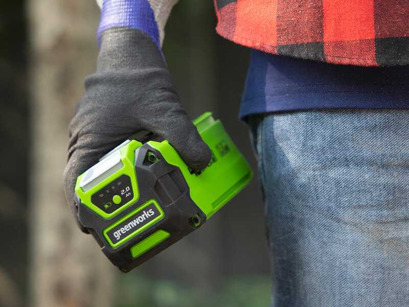 Greenworks PH40B01-01 &ndash; Elektrische Teleskop-Heckenschere mit verstellbarem Verl&auml;ngerungsstiel &ndash; 40 V &ndash; OHNE AKKU UND LADEGER&Auml;T