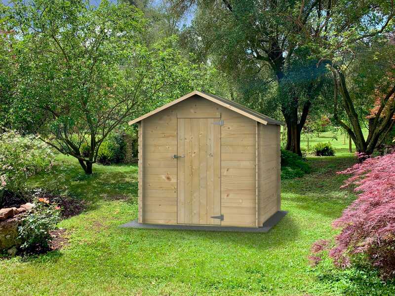 Alce Formia 178&times;218 &ndash; Ger&auml;tehaus aus Holz &ndash; Satteldach &ndash; 178&times;218&times;188 cm
