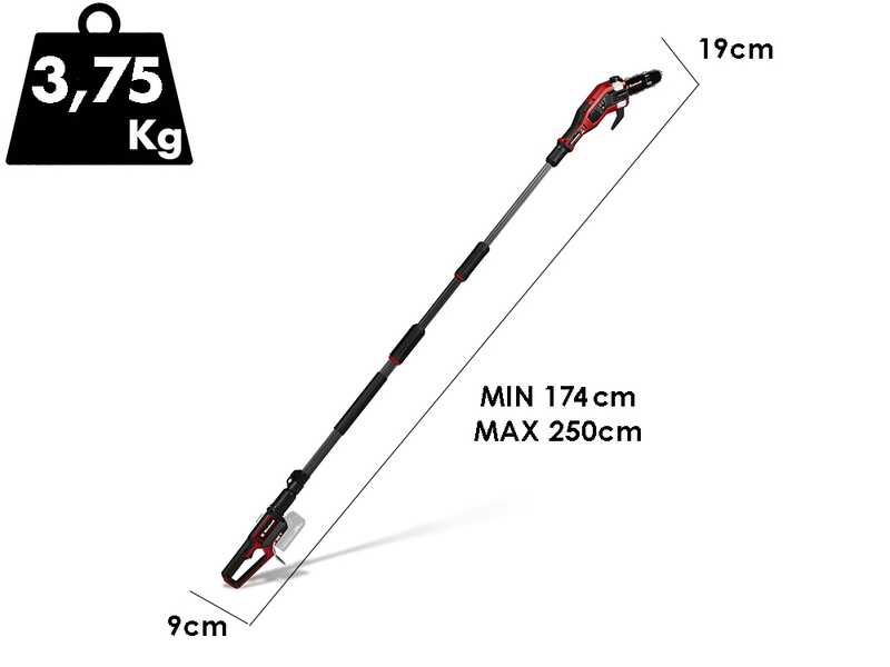 Einhell GP-LC 18/20 Li T BL-Solo &ndash; Akku-Hochentaster mit Teleskopstange &ndash; 18 V &ndash; OHNE Akku und Ladeger&auml;t