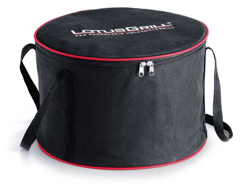LotusGrill LG G34 U RD &ndash; Tragbarer Holzkohlegrill f&uuml;r den Au&szlig;enbereich &ndash; Rotes Au&szlig;engeh&auml;use