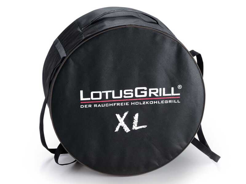 LotusGrill LG G435 U &ndash; Tragbarer XL-Holzkohlegrill f&uuml;r den Au&szlig;enbereich &ndash; Anthrazitfarbenes Au&szlig;engeh&auml;use
