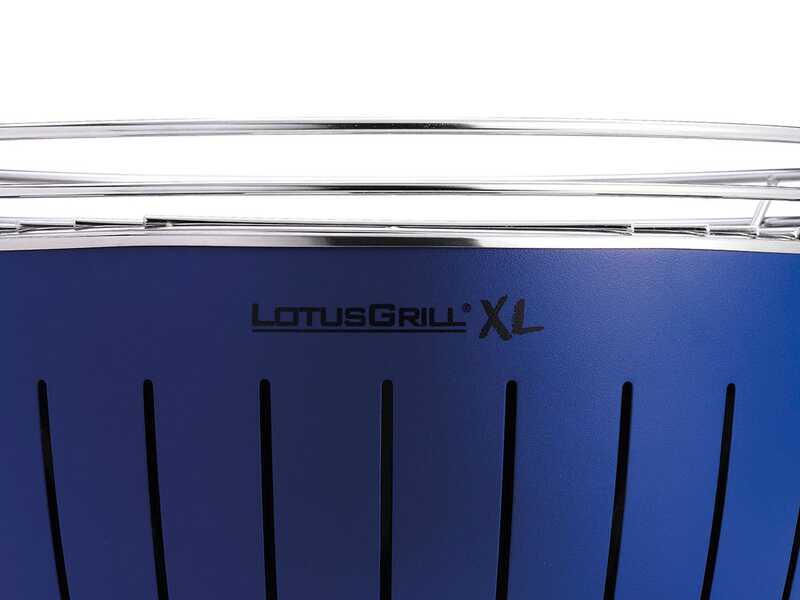LotusGrill LG G435 U BL - Holzkohlegrill XL - Blau