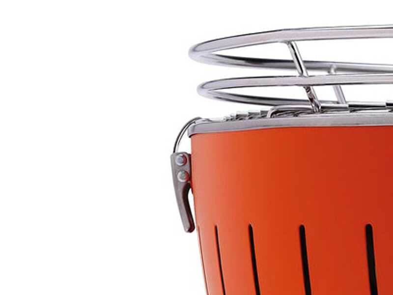 LotusGrill LG G435 U OR - Tragbarer XL-Grill f&uuml;r den Au&szlig;enbereich - Orangefarbene Au&szlig;enh&uuml;lle