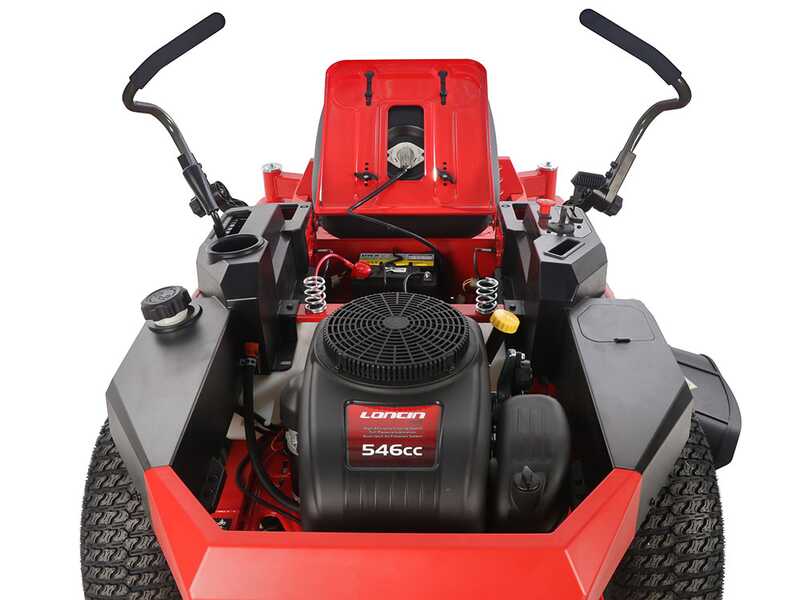 Ama Z TURN ZTR107H &ndash; Professioneller Nullwendekreis-Aufsitzm&auml;her &ndash; Seitenauswurf &ndash; Motor 546 cc