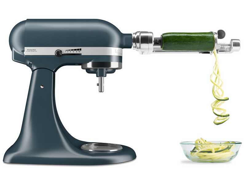 KitchenAid Classic 5KSM95PS-EBS Blau Stahl &ndash; K&uuml;chenmaschine mit kippbarem Kopf