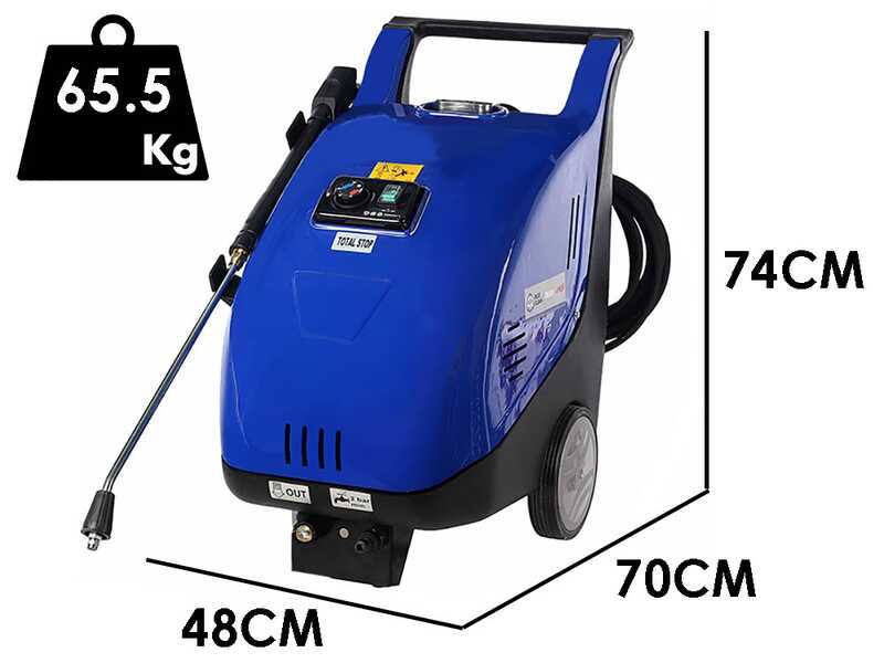 Annovi &amp; Reverberi 3650 &ndash; Hei&szlig;wasser-Hochdruckreiniger &ndash; 160 bar &ndash; 500 l/h