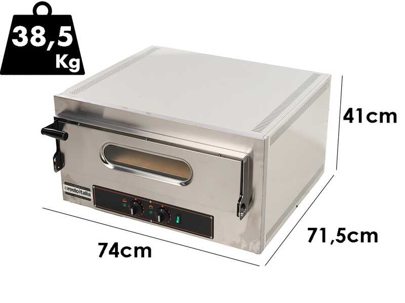 Resto Italia KUBE 1 &ndash; Elektro-Pizzaofen - 3200 W