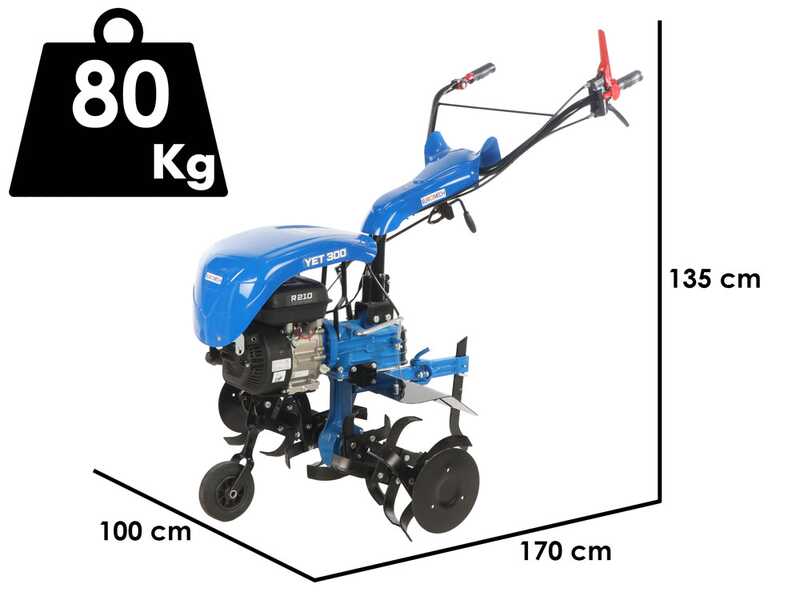EuroMech YET 300 &ndash; Benzin-Motorhacke &ndash; 7 PS &ndash; Yagmur R210