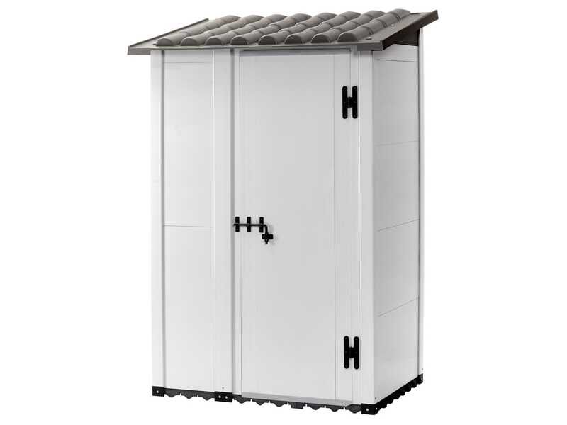 Garofalo Urban 100 &ndash; Ger&auml;tehaus &ndash; Mit versetzter T&uuml;r &ndash; 122,5 x 82,5 x 201 cm