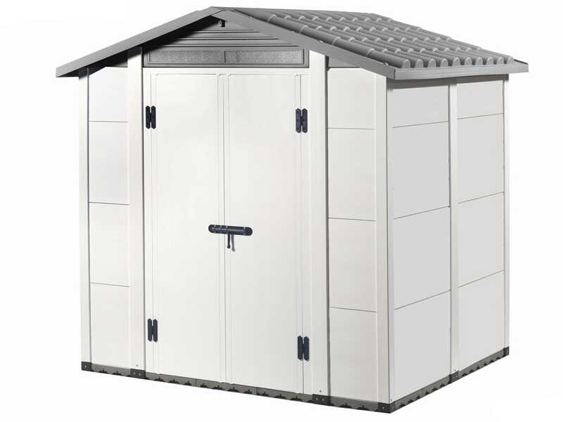 Garofalo Urban 200 &ndash; Ger&auml;tehaus &ndash; Mit Doppelt&uuml;r &ndash; 202,5 &times; 162,5 &times; 216 cm