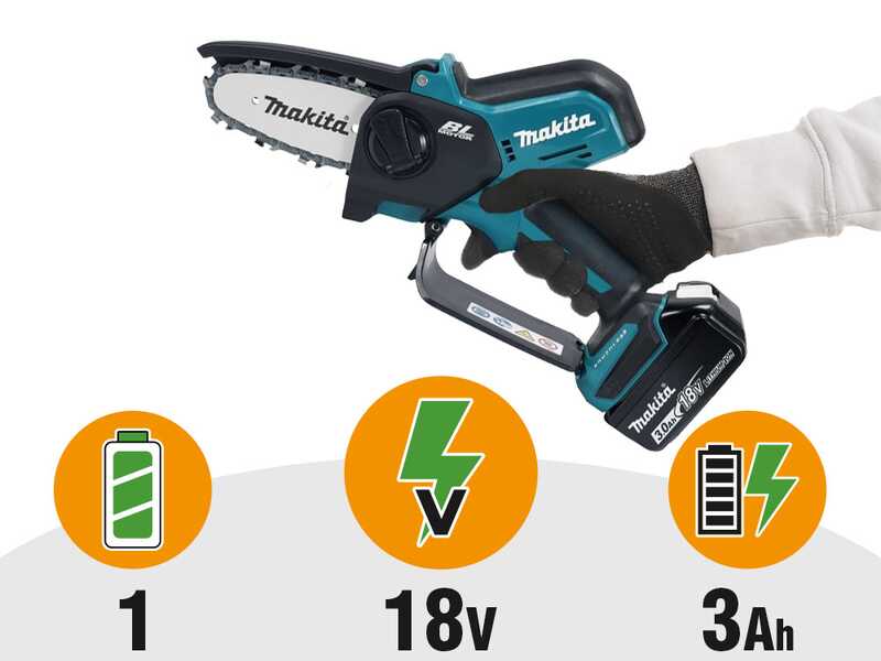 Makita DUC101ZJ LXT &ndash; Akku-Asts&auml;ge &ndash; 18V/3Ah