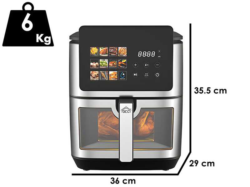 DCG FR3609D &ndash; Hei&szlig;luftfritteuse 9 L