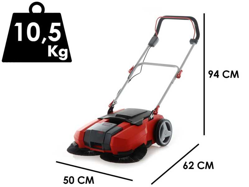 Einhell TE-SW 18/610 Li S - Akku-Kehrmaschine mit Fangkorb - AKKU UND LADEGER&Auml;T NICHT ENTHALTEN