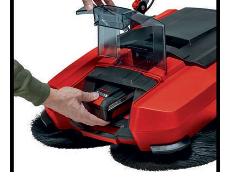Einhell TE-SW 18/610 Li S - Akku-Kehrmaschine mit Fangkorb - AKKU UND LADEGER&Auml;T NICHT ENTHALTEN