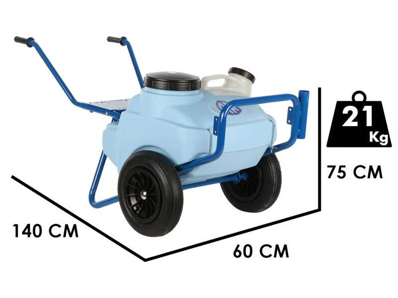 Annovi Reverberi CAR 90/H + AR DUE EM &ndash; Spr&uuml;hwagen mit Tank und Elektropumpe