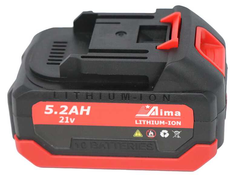 Aima Twigo Basic Cordless &ndash; Akku-Elektro-Olivenernter &ndash; Feste Aluminiumstange &ndash; 2 x 21 V, 5,2 Ah