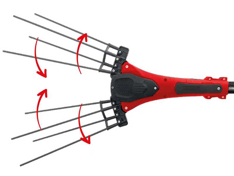 Aima Giulia Cordless &ndash; Akku-Elektro-Olivenernter &ndash; Feste Carbonstange &ndash; 3 x 21 V 5,2 Ah