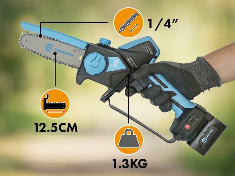 Campagnola FURY XM &ndash; Akku-Astschneider &ndash; 2&times; 14,4 V 2,5 Ah