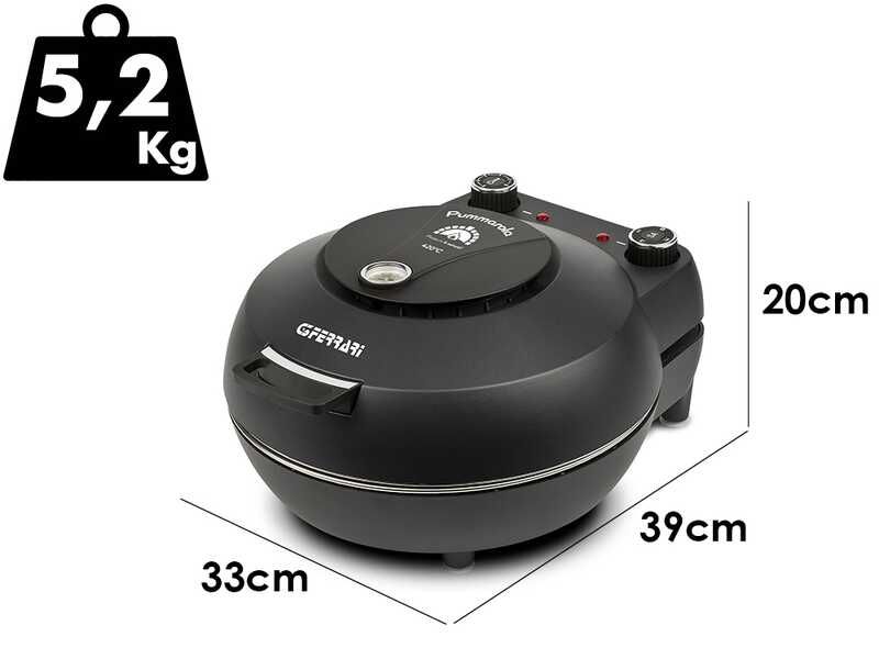 G3 Ferrari Pummarola &ndash; Elektrischer Pizzaofen - Schamottestein