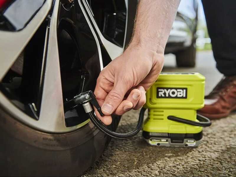 Ryobi RPI18-0 &ndash; Tragbarer Akku-Kompressor &ndash; 18 V &ndash; 4 Ah