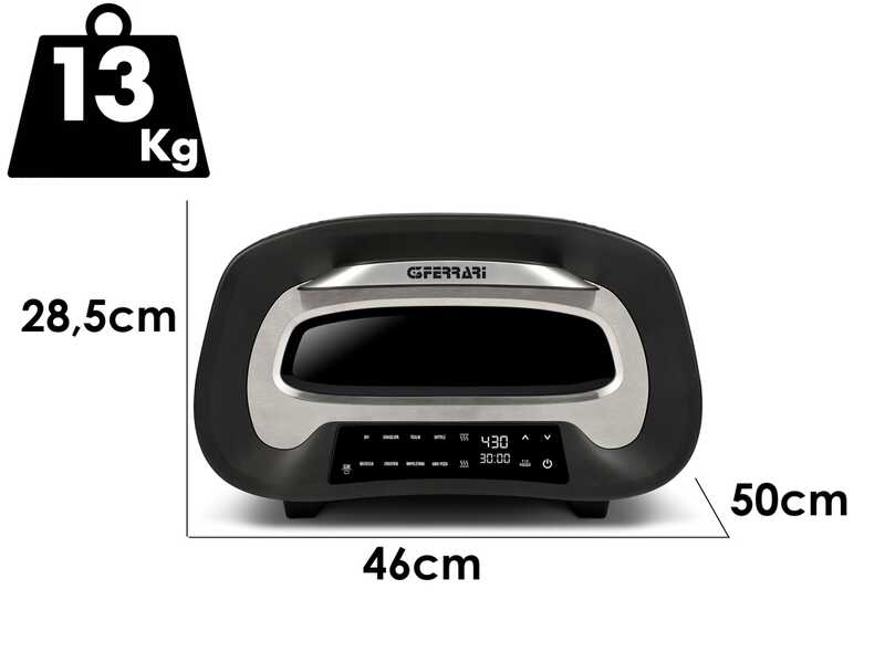 G3 Ferrari Pronto Pizza 2 Minuti &ndash; Elektrischer Pizzaofen - 1700 W