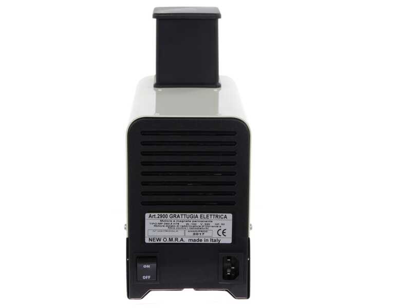 New O.M.R.A. OM-2925-BI - Elektrische Tischreibe mit herausnehmbarem Walzenaufsatz - 200W