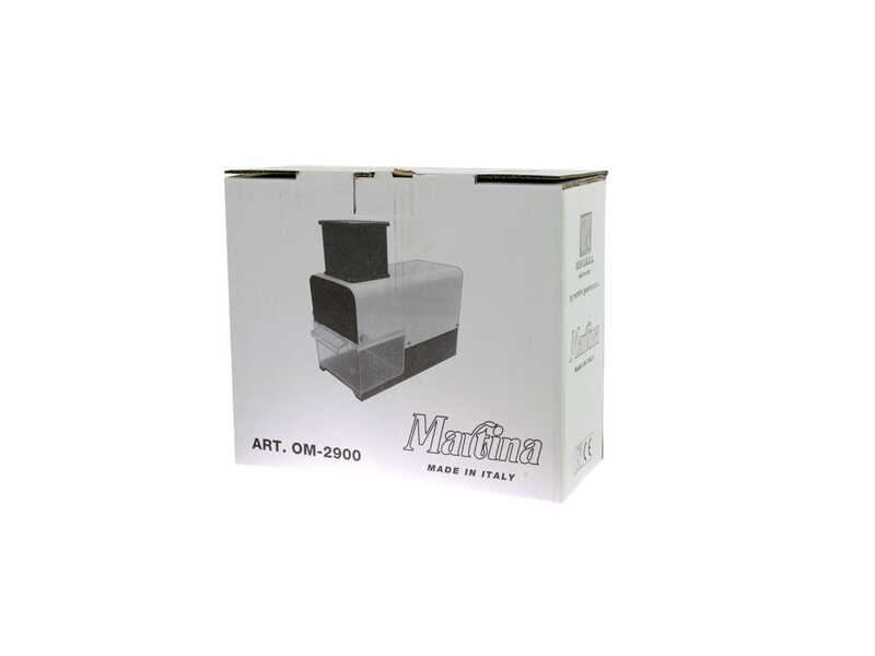 New O.M.R.A. OM-2925-BI - Elektrische Tischreibe mit herausnehmbarem Walzenaufsatz - 200W