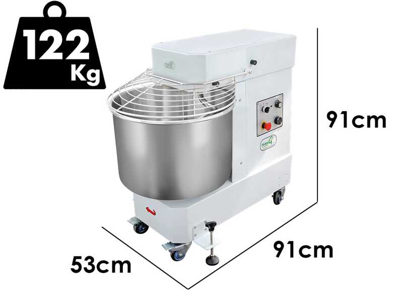 Famag IM 60/230 10 Geschwindigkeiten HH &ndash; Spiralknetmaschine 60&nbsp;kg f&uuml;r Teige mit hoher Hydration