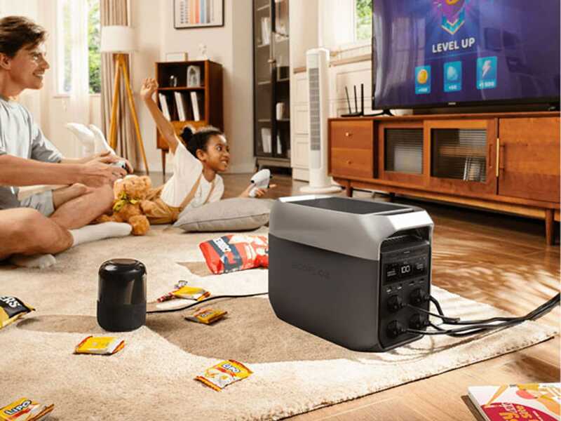 EcoFlow Delta 3 &ndash; tragbare PowerStation / Akku &ndash; 1.800 W &ndash; 1.024 Wh / 51.2V