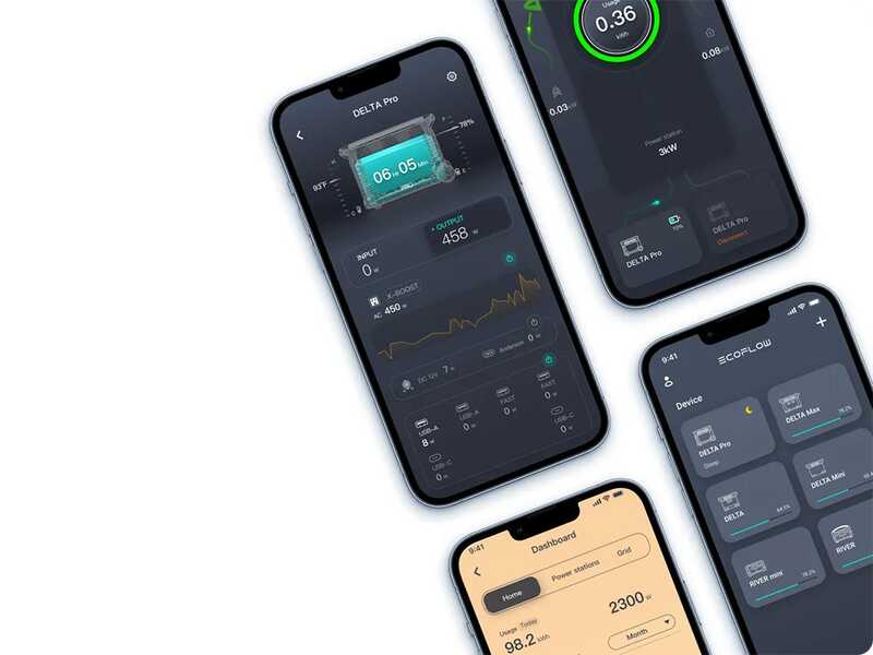 EcoFlow Delta 3 Plus &ndash; Tragbare Powerstation mit Akku &ndash; 1800 W &ndash; 1024 Wh / 51.2V