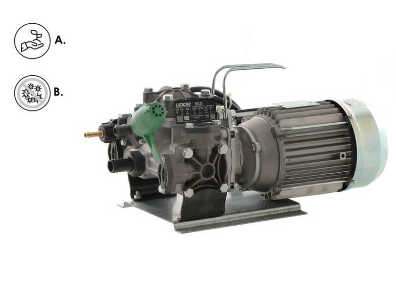 Elektro-Spr&uuml;hmotorpumpen-Kit mit Wagen - Udor Iota 20 hp1