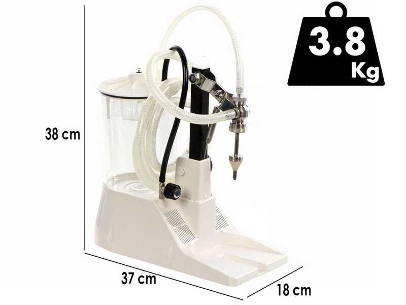 Tenco Enolmatic Mignon Inox &ndash; Elektrische Abf&uuml;llmaschine mit Mignon-Auslauf