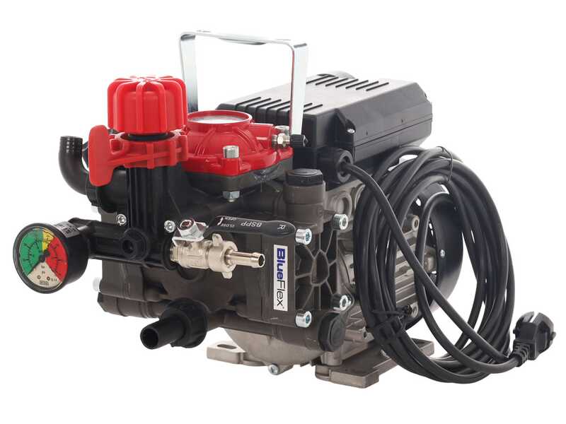 Elektrische Spr&uuml;hpumpe mit Wagen &ndash; Comet MTP P40/20 EL &ndash; F&uuml;r Chemikalien und S&auml;uren