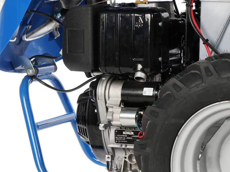 EuroMech BLITZ 120 - Diesel-Einachsschlepper - Kohler KD15-440 - 12 HP - Elektrostart