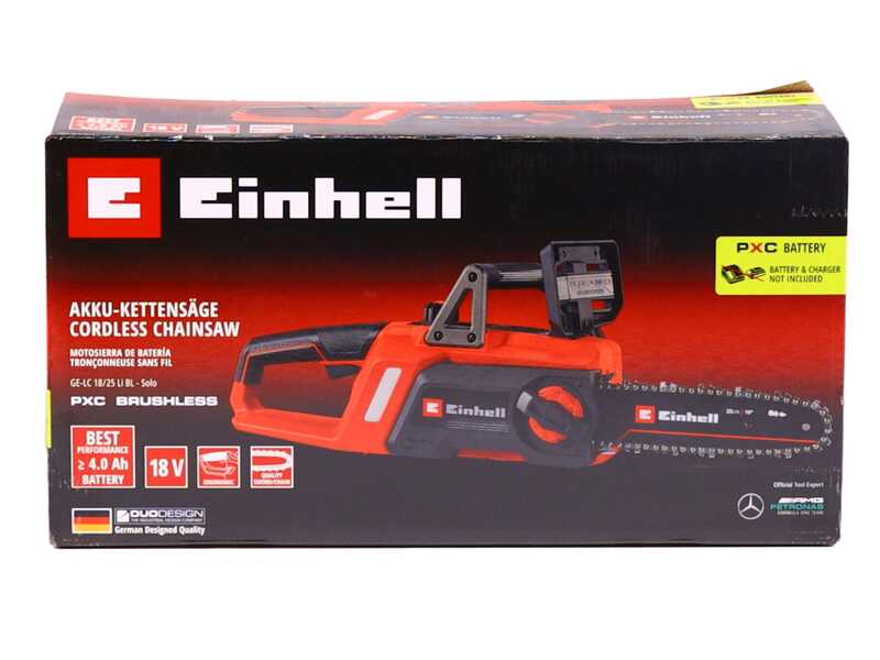 Einhell GE-LC 18/25 Li BL-Solo - Akku-Kettens&auml;ge - 5.2Ah 18V