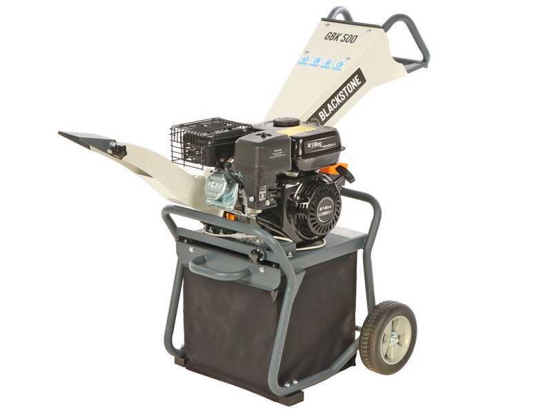 BlackStone GBK 500 &ndash; 2-in-1-Benzin-H&auml;cksler mit Fangkorb und Trichterauswurf &ndash; Ducar DH212