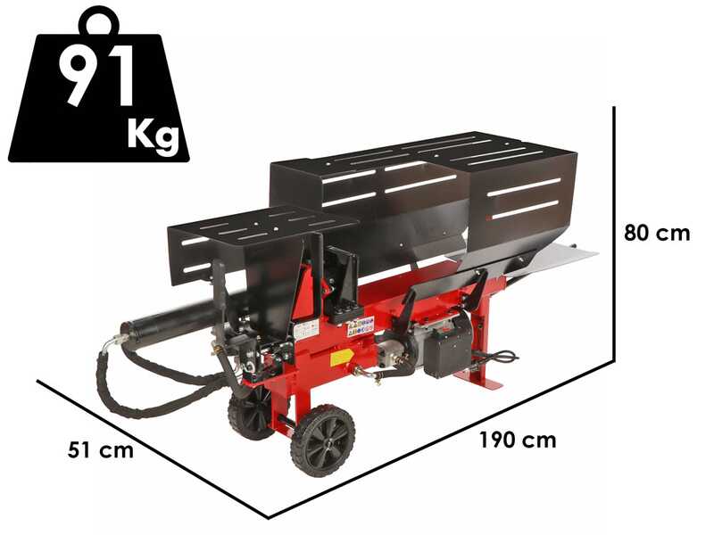 GeoTech LSP9 HE EVO &ndash; Elektro-Holzspalter &ndash; horizontal &ndash; 230 V