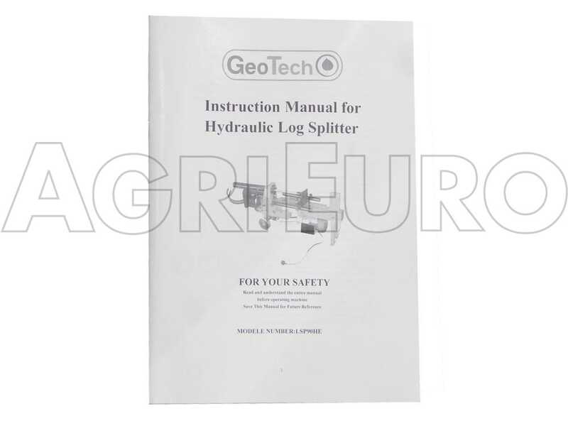 GeoTech LSP9 HE EVO &ndash; Elektro-Holzspalter &ndash; horizontal &ndash; 230 V